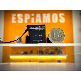 Mini Gravador de Áudio Espião com Microfone MEMS | Alta Sensibilidade