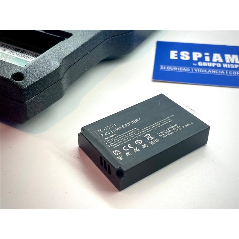 Bateria Auxiliar para Detector de Frequência 5G | ESPIAMOS®