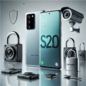 Téléphone espion sécurisé Samsung S20 avec cryptage - ESPIAMOS®