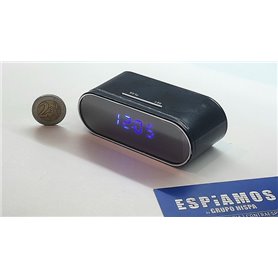 Reloj Digital con Cámara Oculta WiFi y Visión Nocturna 1080P - ESPIAMOS®
