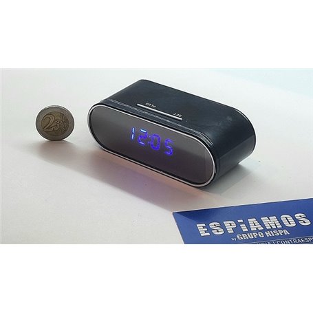 Reloj Digital con Cámara Oculta WiFi y Visión Nocturna 1080P - ESPIAMOS®
