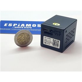 Mini Spy Camera in Cube Shape with PIR Detection and 512GB - ESPIAMOS®