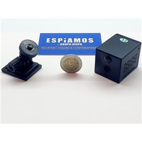 Mini Cámara Espía en Forma de Cubo con Detección PIR y 512GB - ESPIAMOS®
