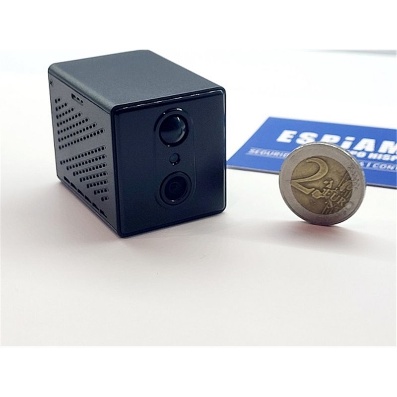 Telecamera WiFi Mini Square 2K con rilevamento PIR e spazio di archiviazione da 512 GB