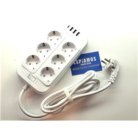 Spy Power Strip with WIFI Microphone and Voice Recorder 128GB - 【2025】