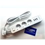 Smart Spy Power Strip com microfone WIFI e 64 GB 【2025】