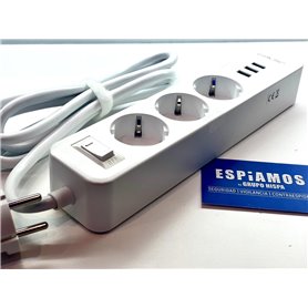 Smart Spy Power Strip with WIFI Microphone and 64GB 【2025】