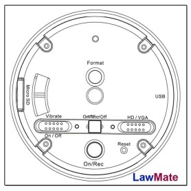 PV-RC400FHD Caméra de sécurité pour véhicule LawMate Full HD | ESPIAMOS®