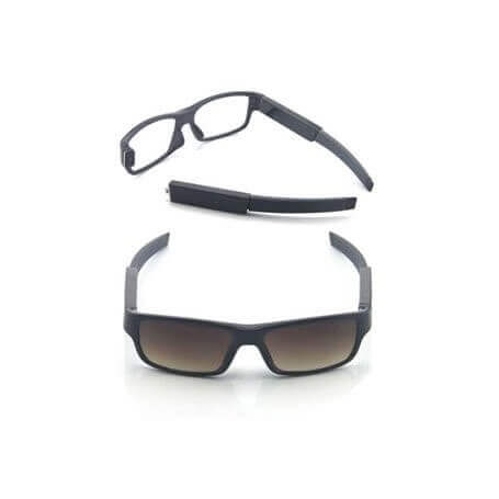 Spy glasses with hidden camera HD 720P with interchangeable battery