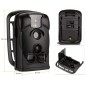 Black camera 12MP HD 720p 940nm with motion detection