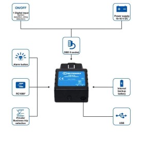 FM1010 GPS car locator without installation