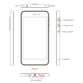 Téléphone espion Wi-Fi Full HD PV900-EVO3 avec caméra cachée de LawMate | ESPIAMOS®