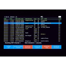 WAM-X25 Detector de Frecuencias para Profesionales TSCM | | JJN Digital