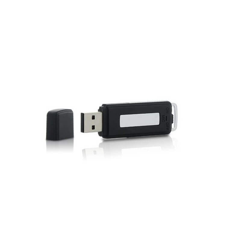 Grabadora de voz oculta en USB de 8GB 96 horas 【2024】