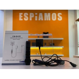 Cámara Espía CMD-BU20U en Botón para Baja Luminosidad de LawMate | ESPIAMOS®

